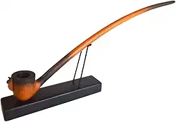 cachimbo longo bilbo bolseiro hobbit senhor dos aneis madeira