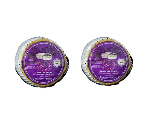 Pack 2 Queso Torta Cremositos del Zújar Sin Lactosa Gourmet Corazón Extremeño