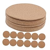 iplusmile 20 Piezas Posavasos de Autoadhesivos Redondos Manualidades Aislamiento y Decoración de Hogar y Grosor