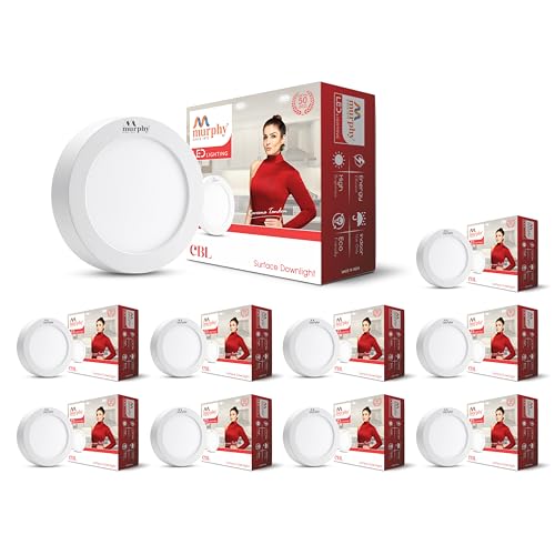 Image of Murphy 5W CBL 3-in-1 Round Surface Down Light Color Changing Light (Red /Blue /Pink, Pack of 10)