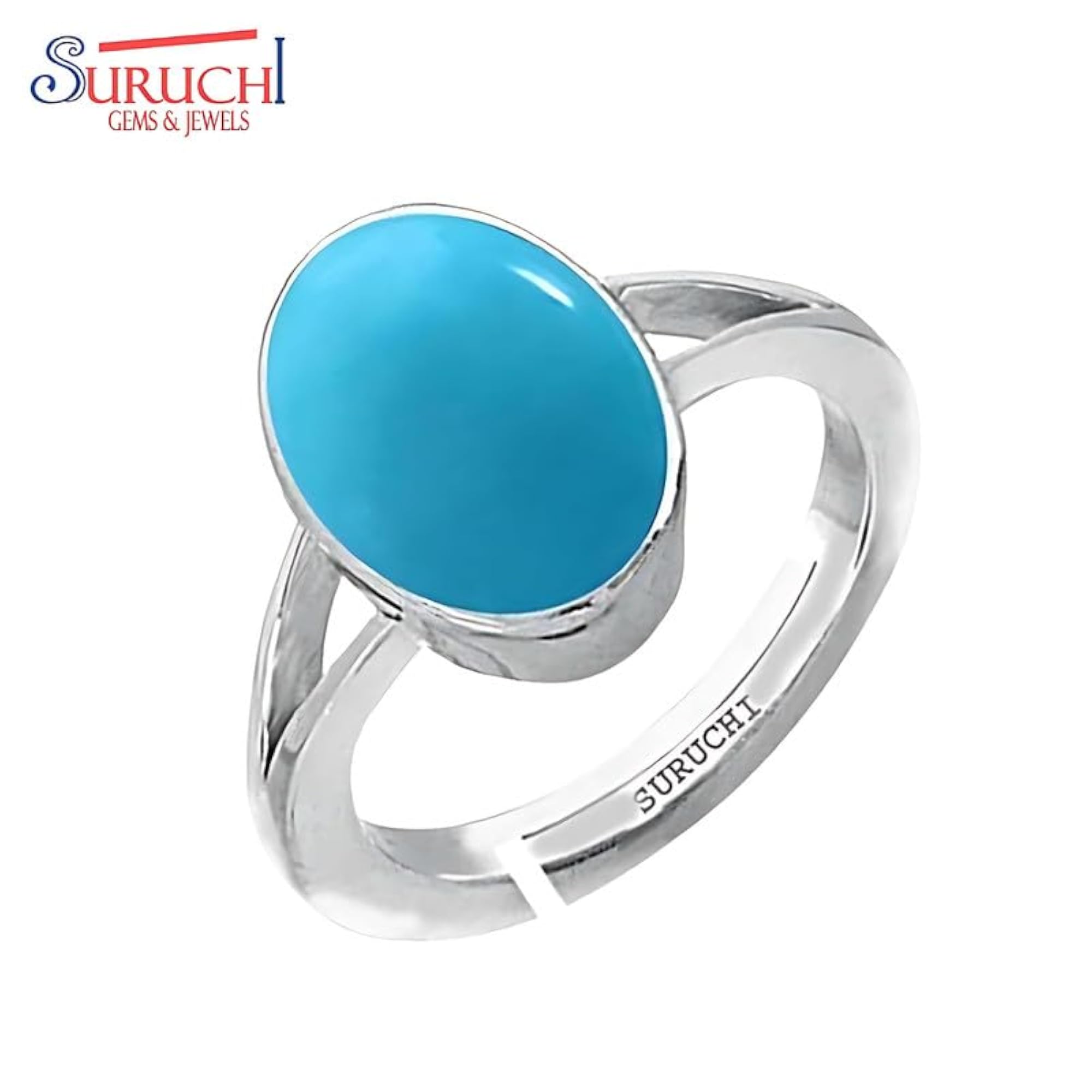 Turquoise Adjustable Sterling Silver Ring, Astrological Gemstone