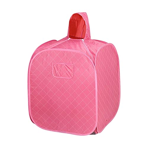 LRXFPIYF Leichtes persönliches Dampfsauna-Saunazelt für den Innenbereich, schnelles Aufheizen mit Haube, SPA-Saunen, Saunaraum, Ganzkörper-Heimdampfsauna für, ROSA