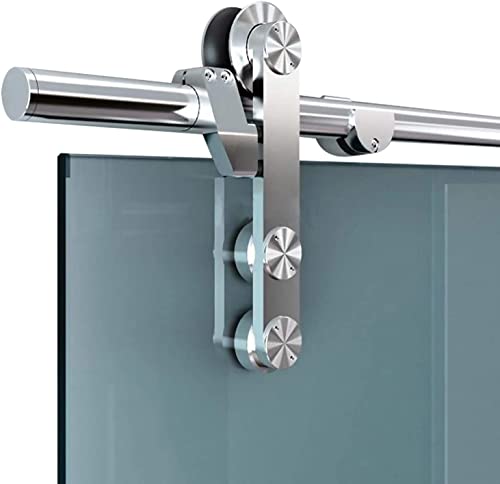 Rail pour porte coulissante en acier inoxydable pour séparer un salon ou une salle de bain
