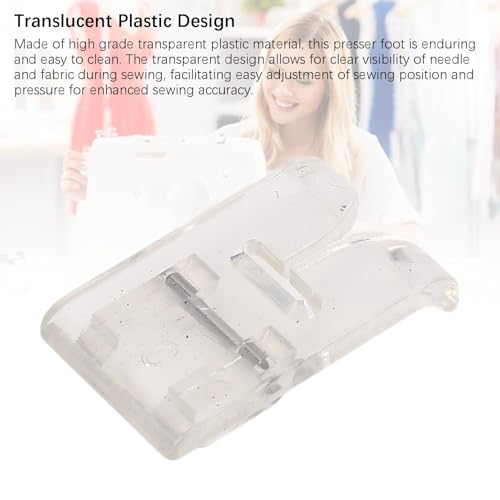 Pie Prensatela Transparente para Tela de Punto Máquina de Coser miniatura 4