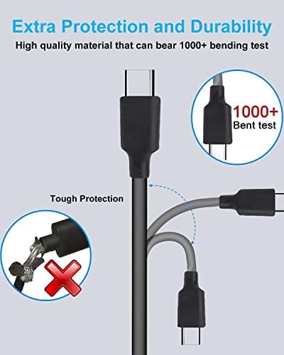 DTK Lenovo HP Dell Samsung ASUS Huawei Matebook için 65W USB C Dizüstü Bilgisayar Güç Kaynağı Tip C Adaptör - Görsel 6