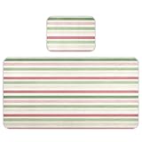 Spring Stripes Offwhite Cooling Baby Mattress Protector pad 28