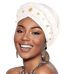 1 Pack Twisted Braid: Gold Bead White