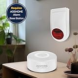 AGSHOME Stroboskop-Außensirene mit Alarm 130 dB und LED-Sicherheitslicht, rot, blinkend, abschreckend, Fernalarm, kompatibel mit Alarmsystem AGSHOME - 4