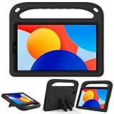 LANHOMEX 2024年に発表します子供用Xiaomi Redmi Pad SEタブレットケース8.7インチ，耐久性、のある軽量、耐衝撃性,Redmi Pad SE 8.7カバー,コンバーチブルハンドルスタンド，Xiaomi Redmi Pad SE 8.7ケース,全面保護カバー。 (ブラック)
