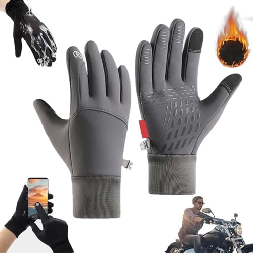 WYCRTD Non-slip warm gloves, advanced warm gloves, unisex winter warm waterproof touch screen gloves, extreme winter warm cycling protective gloves