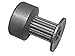 BandB Manufacturing 10MP025-6CA1 Timing Pulley, 10 Teeth, MXL Pitch for 0.25" Wide Belts, 1 Flange and Hub Serves as Second Flange, 0.125" Bore