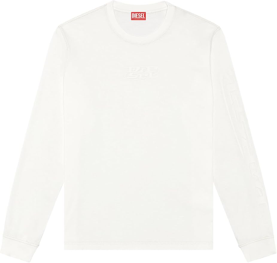 Amazon | (ディーゼル) メンズ Tシャツ 長袖 T-MUST-LS-SLITS-N