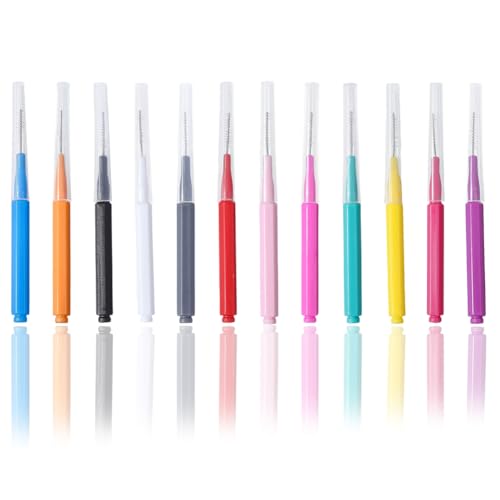Image of CREATCABIN 60Pcs 12 Colors Shower Head Cleaner Brush Showerhead Cleaning Picks Plastic Colorful Assorted Tiny Mini Non Clogging Brushes Tools Accessories for Bathroom Small Hole Gap Nozzles Clean