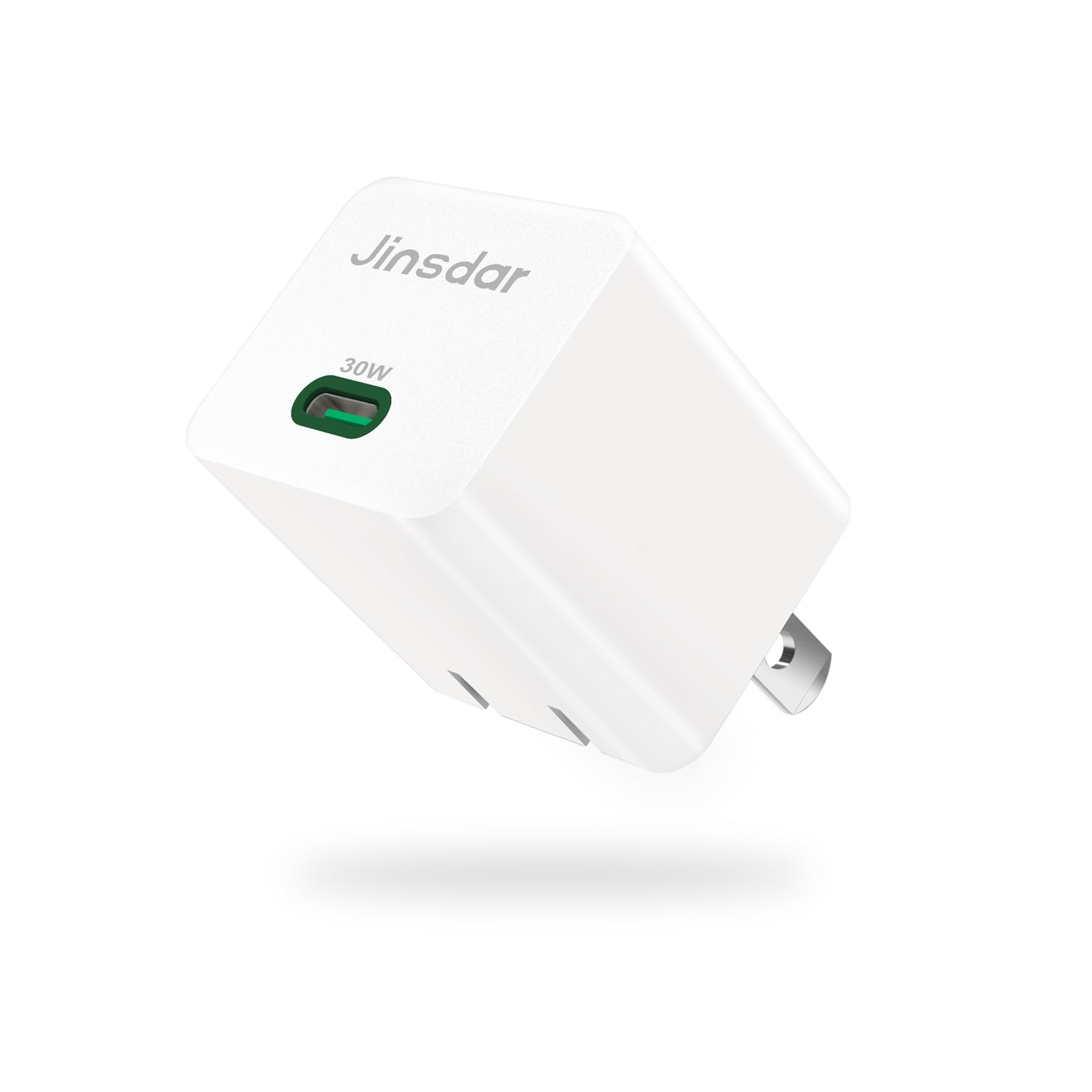 30W USB C Charger, Compact Type C Fast Wall Charger, Foldable PPS GaN USB C Charger Block Fast Charging for iPhone 15/14/13, iPad, MacBook Air, Samsung Galaxy S23/S22, Pixel 7/6, and More