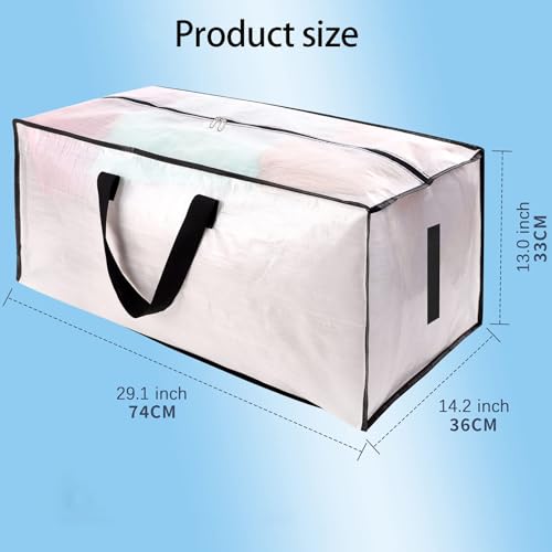 Sacos tejidos contra el desgarro para edredones y ropa de cama protegida 5