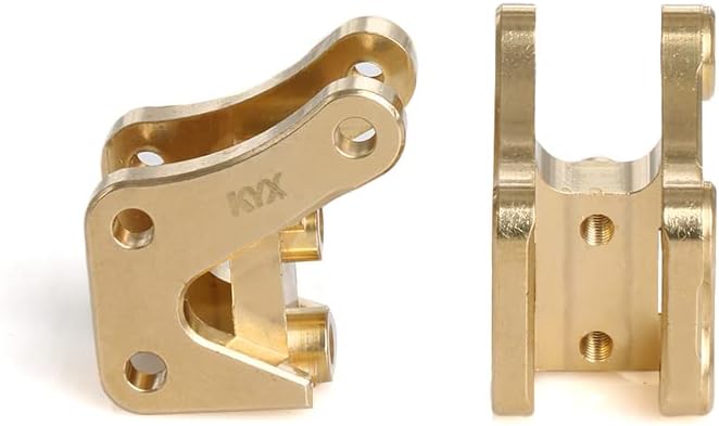 KYX Racing Brass Front Link Mount Shock Mount Set 44g/Pair Upgrades Parts Accessories for RC Crawler Car Axial RBX10 RYFT