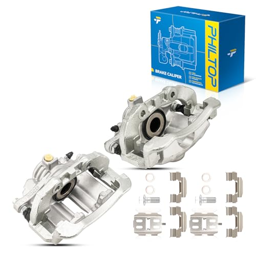 Image of PHILTOP Brake Caliper Rear Compatible with 1998-2004 Chevrolet S10, 1998-2005 Chevrolet Blazer, 1998-2004 GMC Sonoma, 1998-2001 GMC Jimmy, 1998-2001 Oldsmobile Bravada, 18-B4712, 18-B4713