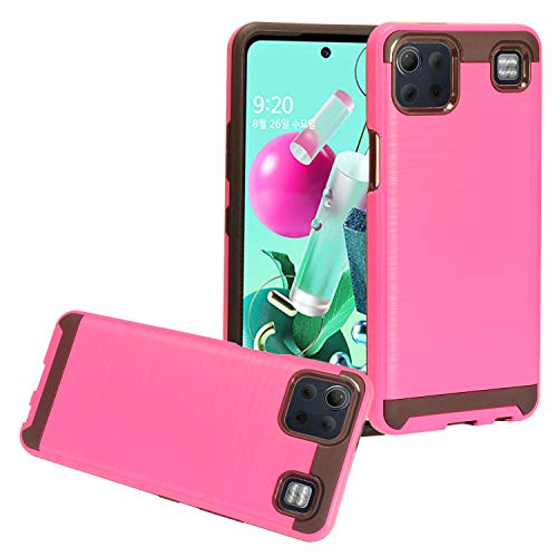 CELZEN - for LG K92 5G (LM-K920) - Brushed Style Phone Case - CS3 Hot Pink