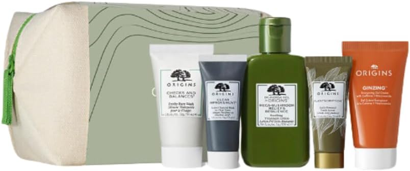 Skincare Gift Set: Cleanser, Toner, Mask, Serum & Moisturizer