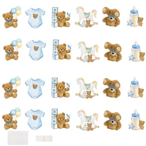 Decoración para tartas y juego de 24 pinchos para cupcakes de bodas y niñas