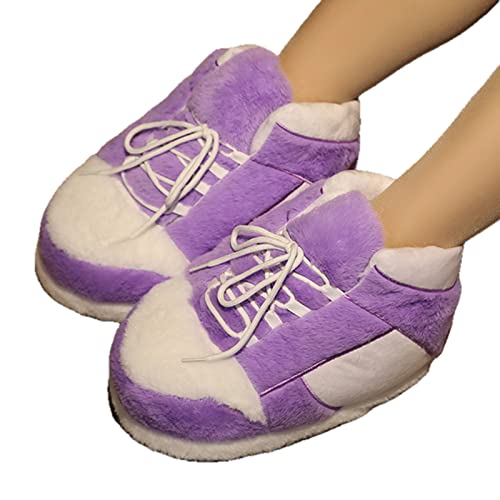 XKUN Pantofole in Cotone Unisex Winter Hard Home