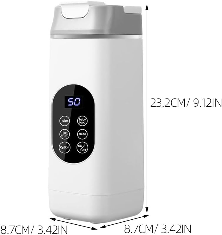 Alipis Rechargeable Juicer Mug: Outdoor Electric Shaker Cup - Protein Shake Blender - Multi-Function Portable Juice Maker for Sports & Fitness