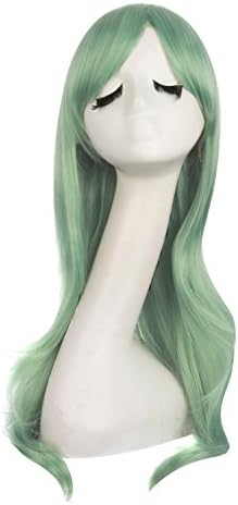 MapofBeauty 28 Inch/70 cm Women Side Bangs Long Curly Hair Cosplay Synthetic Wig (Blonde)
