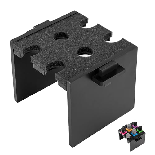 Multi Microphone Holder Holds Up To 6 Wired Or Wireless Mics (Black)