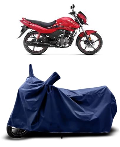 Image of CoverRide Bike Cover Waterproof Heavy Duty - All Weather Dustproof UV Protection Bike Cover for Hero Passion Xtec Plus Outdoor Indoor Use with Windproof Buckle