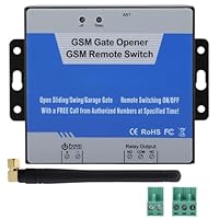 DEWIN Gsm Modul Schalter,GSM Opener Garagentor Tür Tor Opener Remote,Aus Schalter Gratis Anruf SMS