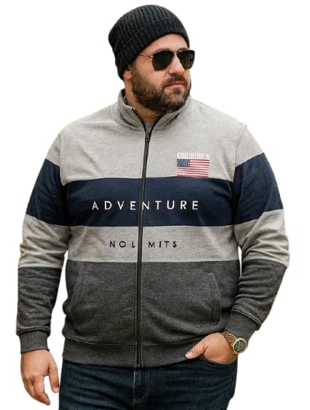 austivo Men Priinted Grey Winter Sweatshirt-picture-14