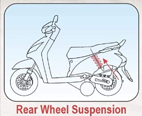 Image of CENTY Toys Bestiva Blue Colour Scooty Toy - Pull Back Action- Rear Wheel Suspension Moves - Seat Opens - Pull Back Action That Can Change To Free Wheel, 3-12 years