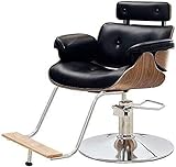 Sedia da salone aggiornata: cuscino del sedile più largo del 20% + schienale ispessito = offre un comfort extra ai tuoi clienti. Il robusto telaio in acciaio e la pompa idraulica garantiscono un'elevata durata per gli anni a venire.