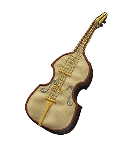 ETDesign #E02445 Musical Instrument Violoncello Cello Embroidery Applique Patch -1.5