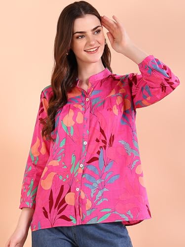 Image of Maaesa Tie-Dye Crepe Loose Fit Shirt