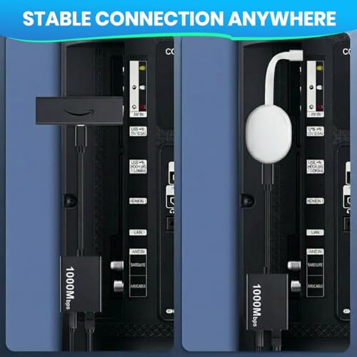 Verilux Ethernet to Type C Adapter for Fire TV Stick Matte Black - Image 7