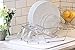 S&T INC. Dish Drying Mat, 16” x 18”, Absorbent Microfiber Kitchen Counter Mat, Dish Drying Pad for Dishes, Utensils, Pots and Pans, Large, Cream
