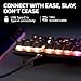 HyperX Alloy Origins Core - Tenkeyless Mechanical Gaming Keyboard, Software Controlled Light & Macro Customization, Compact Form Factor, RGB LED Backlit, Linear HyperX Red Switch,Black