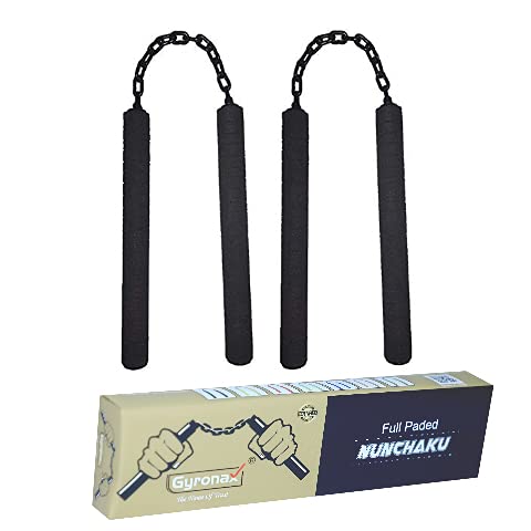 Gyronax Nunchaku Black Foam Wooden Handel, Pack of 2 (B07RHDWNFZ) Amazon Price History, Amazon Price Tracker