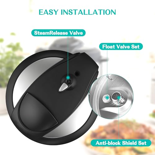 Mango de liberación de vapor y válvula flotante para olla a presión Instant Pot LUX miniatura 4