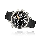 Saphirglas 2-elements SUB Two Automatik Chronograph ETA Valjoux 7750 (Sandblasted)