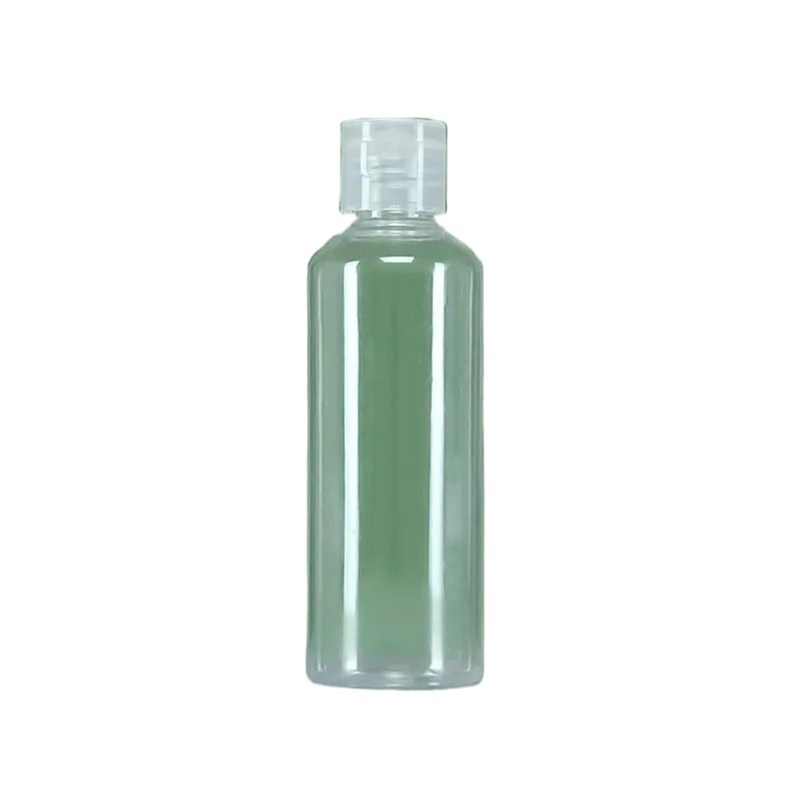 ZHSOAO 8pcs 100ml PET Plastic Bottle Lotion Dispensing Hand Gel Small Flip-Top Travel Toiletries Storage Bottles for Travel(Clear)