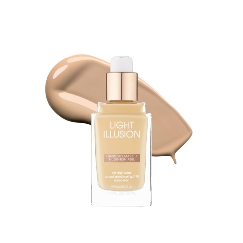 FLOWER BEAUTY Light Illusion Foundation Warm Beige (Pack of 1)
