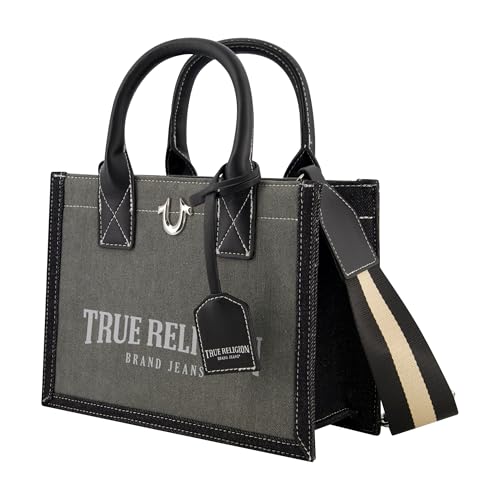 True Religion TNFB0156E-477 Women'S Tote Bag, Medium Travel Purse Handbag With Adjustable Shoulder Strap And Horseshoe Logo thumb #2