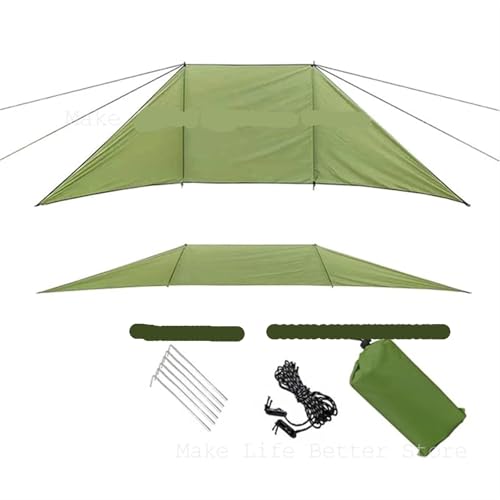 ZJPOJph Parabrisas fácil de Instalar, Plegable, for Acampar, Resistente al Agua, Parasol Plegable, Cortavientos, Pantalla de privacidad para Acampar(250x70cm)