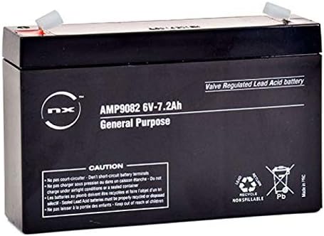 6 Volt 7 Ah Lead Acid Rechargeable Alarm/Model Battery NX