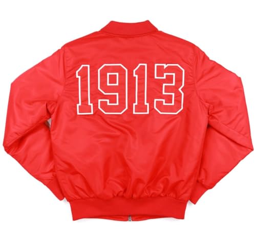 Delta Sigma Theta Bomber Jacket Red2