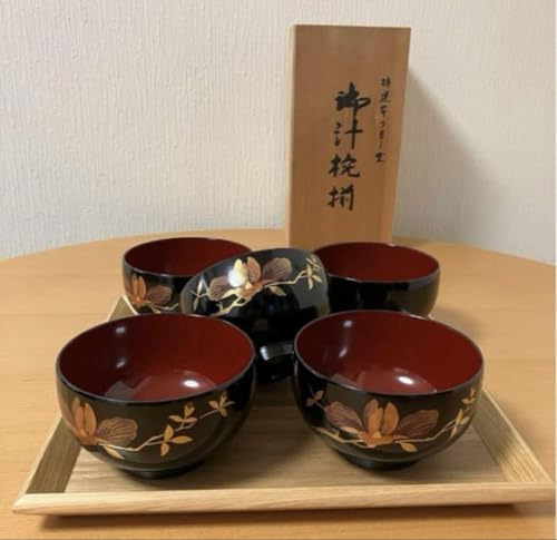 会津塗　椀　10セット　本うるし 会津塗り》螺鈿 漆 汁椀 10客揃 - メルカリ