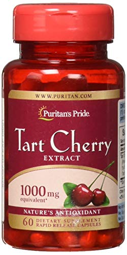 Puritans Pride Tart Cherry Extract 1000 Mg, 60 Count