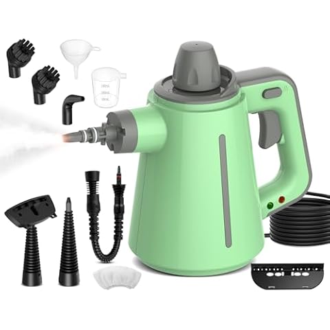 HomHou 380ml Portable Steam Cleaner with Accessories Cover